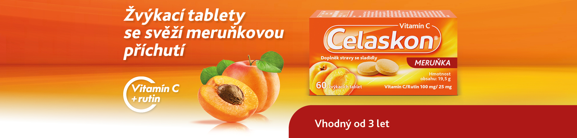 Celaskon Meruňka 100 mg 